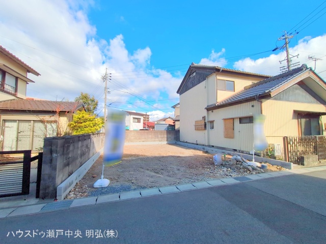 愛知県尾張旭市南原山町赤土の新築戸建て更地・土地写真 2025年12月25日撮影