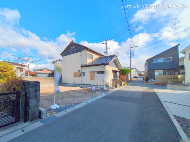 愛知県尾張旭市南原山町赤土の新築戸建て更地・土地写真 2025年12月25日撮影