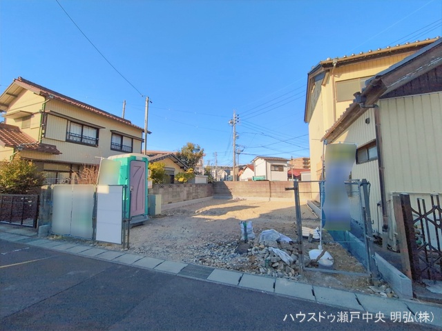 愛知県尾張旭市南原山町赤土の新築戸建て更地・土地写真 2026年2月17日撮影