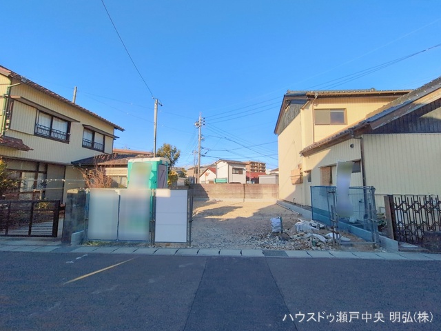 愛知県尾張旭市南原山町赤土の新築戸建て更地・土地写真 2026年2月17日撮影