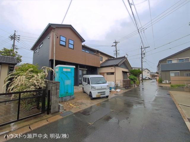 愛知県尾張旭市南原山町赤土の新築戸建て外構写真 2026年4月22日撮影