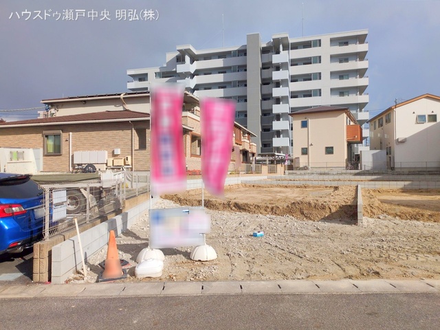 愛知県尾張旭市旭前町１丁目の新築戸建て更地・土地写真 2025年12月25日撮影