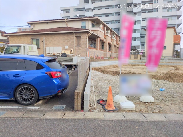 愛知県尾張旭市旭前町１丁目の新築戸建て更地・土地写真 2025年12月25日撮影