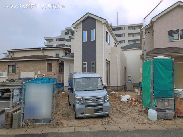愛知県尾張旭市旭前町１丁目の新築戸建て外構写真 2026年3月30日撮影