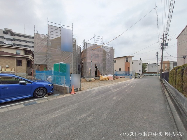 愛知県尾張旭市旭前町１丁目の新築戸建て上棟写真 2026年2月26日撮影