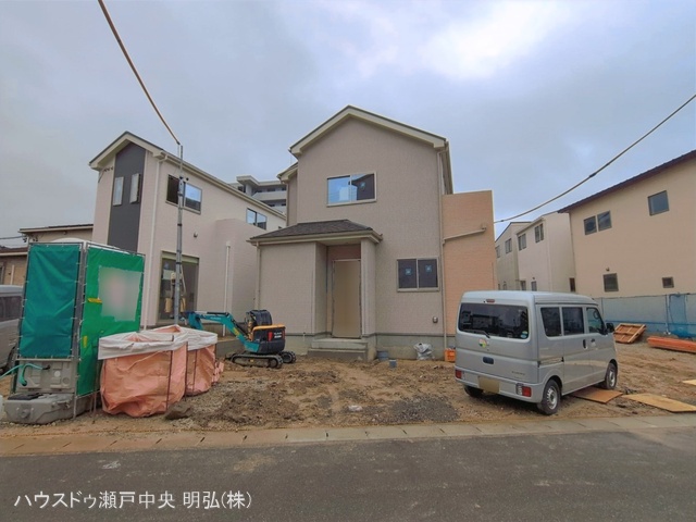 愛知県尾張旭市旭前町１丁目の新築戸建て外構写真 2026年3月30日撮影