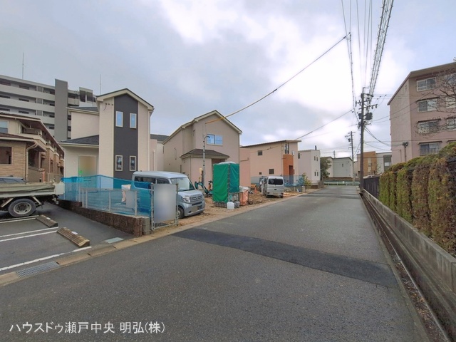 愛知県尾張旭市旭前町１丁目の新築戸建て外構写真 2026年3月30日撮影