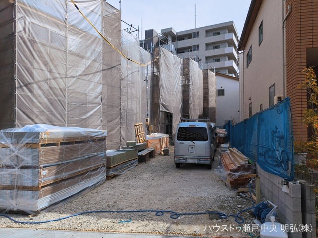 愛知県尾張旭市旭前町１丁目の新築戸建てシート写真 2026年3月12日撮影