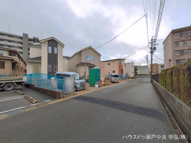 愛知県尾張旭市旭前町１丁目の新築戸建て外構写真 2026年3月30日撮影