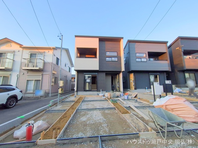 愛知県瀬戸市さつき台２丁目の新築戸建て外構写真 2025年12月14日撮影