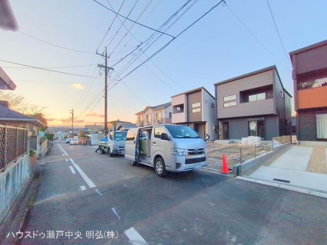 愛知県瀬戸市さつき台２丁目の新築戸建て外構写真 2025年12月14日撮影