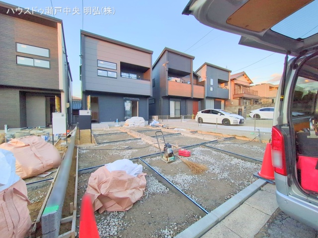 愛知県瀬戸市さつき台２丁目の新築戸建て外構写真 2025年12月14日撮影