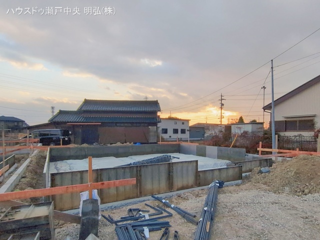 愛知県尾張旭市東印場町二反田の新築戸建て基礎写真 2026年1月4日撮影