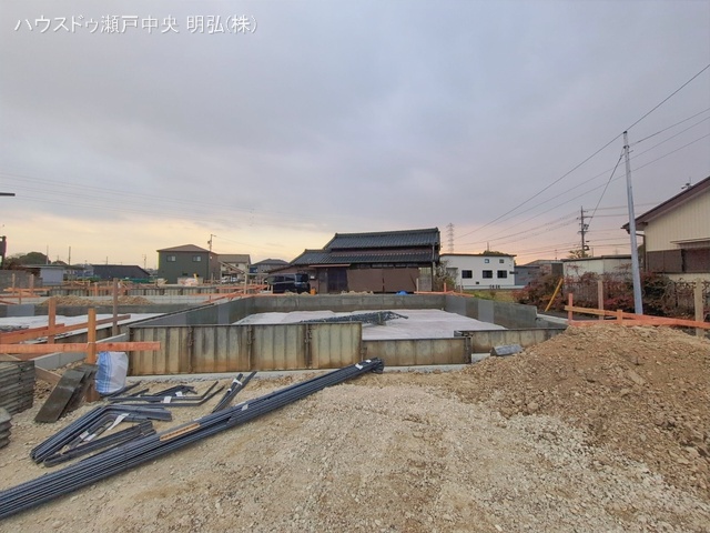 愛知県尾張旭市東印場町二反田の新築戸建て基礎写真 2026年1月4日撮影