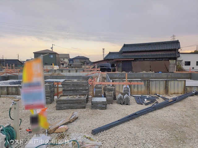 愛知県尾張旭市東印場町二反田の新築戸建て基礎写真 2026年1月4日撮影