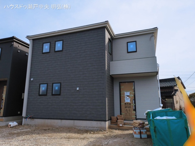 愛知県尾張旭市東印場町二反田の新築戸建て外構写真 2026年3月8日撮影