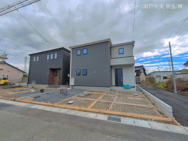 愛知県尾張旭市東印場町二反田の新築戸建て外構写真 2026年3月25日撮影