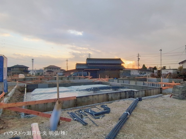 愛知県尾張旭市東印場町二反田の新築戸建て基礎写真 2026年1月4日撮影