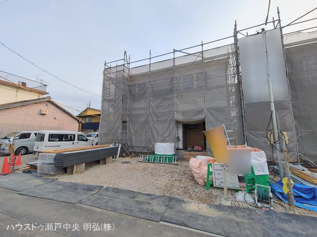 愛知県尾張旭市東印場町二反田の新築戸建てシート写真 2026年2月15日撮影