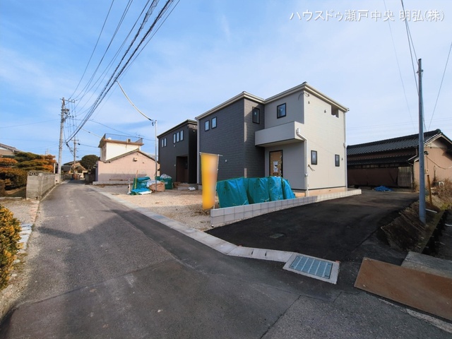 愛知県尾張旭市東印場町二反田の新築戸建て外構写真 2026年3月8日撮影