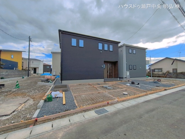 愛知県尾張旭市東印場町二反田の新築戸建て外構写真 2026年3月25日撮影