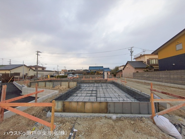 愛知県尾張旭市東印場町二反田の新築戸建て基礎写真 2026年1月4日撮影