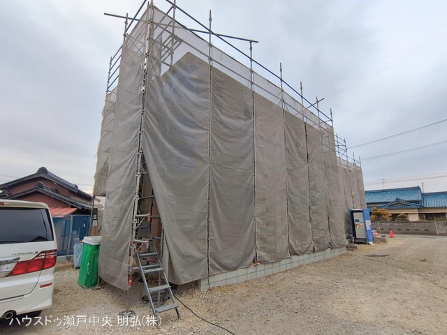 愛知県尾張旭市東印場町二反田の新築戸建て上棟写真 2026年1月26日撮影