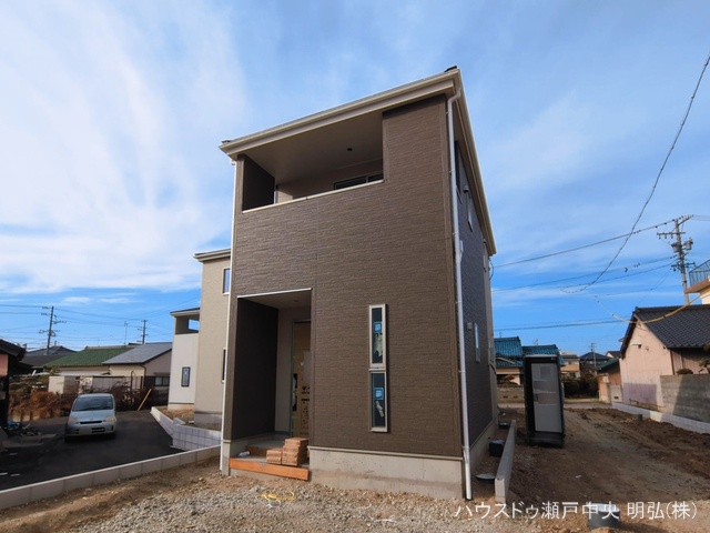 愛知県尾張旭市東印場町二反田の新築戸建て外構写真 2026年3月8日撮影