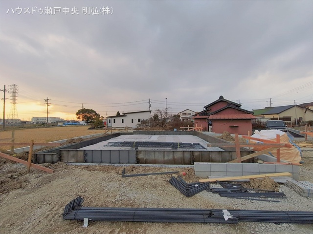 愛知県尾張旭市東印場町二反田の新築戸建て基礎写真 2026年1月4日撮影