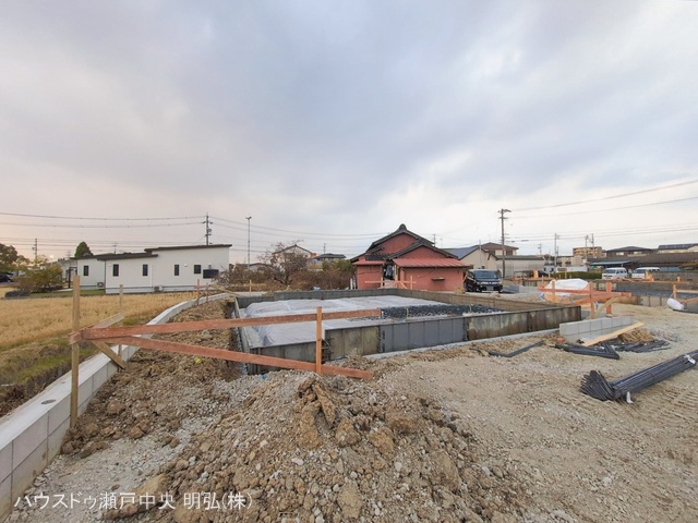 愛知県尾張旭市東印場町二反田の新築戸建て基礎写真 2026年1月4日撮影