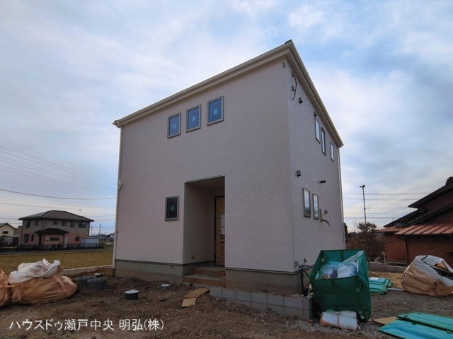 愛知県尾張旭市東印場町二反田の新築戸建て外構写真 2026年3月8日撮影