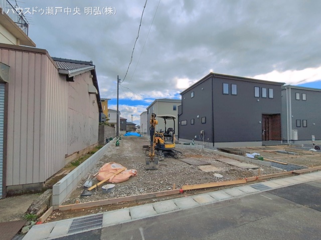 愛知県尾張旭市東印場町二反田の新築戸建て外構写真 2026年3月25日撮影