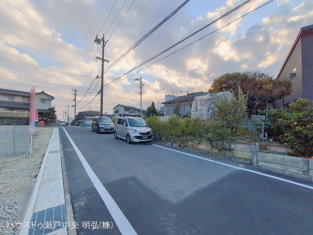 愛知県瀬戸市西寺山町の新築戸建て更地・土地写真 2026年1月4日撮影