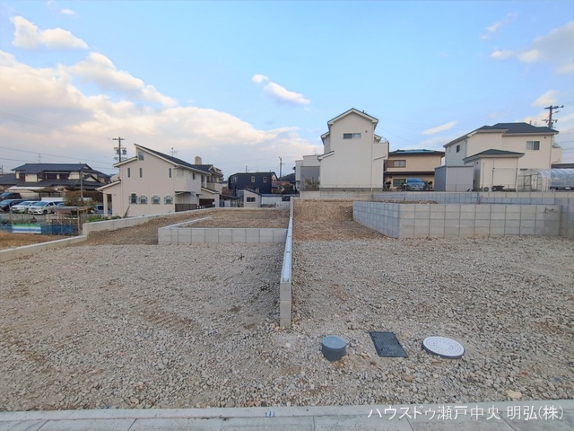 愛知県瀬戸市西寺山町の新築戸建て更地・土地写真 2026年1月4日撮影