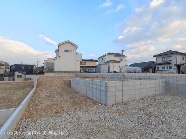 愛知県瀬戸市西寺山町の新築戸建て更地・土地写真 2026年1月4日撮影