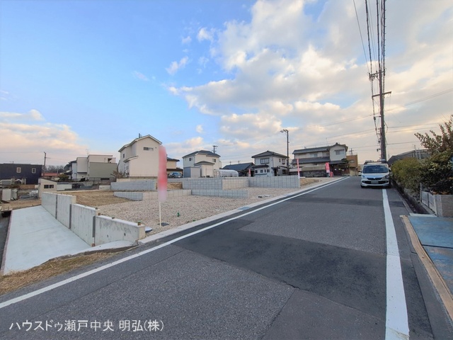 愛知県瀬戸市西寺山町の新築戸建て更地・土地写真 2026年1月4日撮影