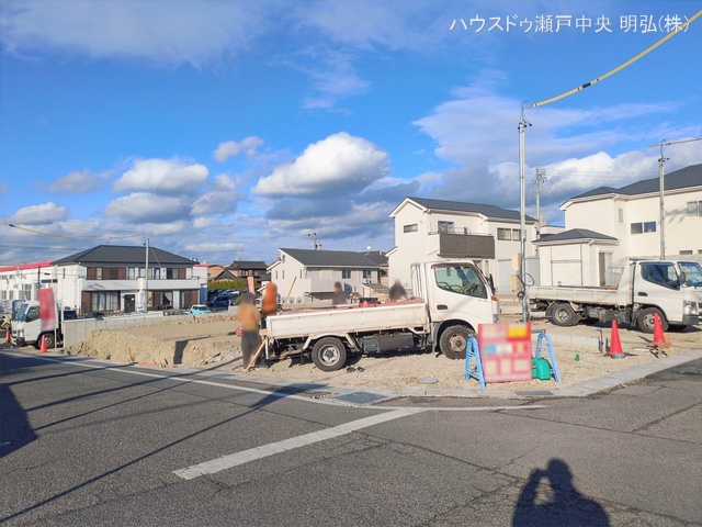 愛知県瀬戸市西寺山町の新築戸建て更地・土地写真 2026年1月22日撮影