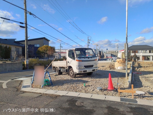 愛知県瀬戸市西寺山町の新築戸建て更地・土地写真 2026年1月22日撮影