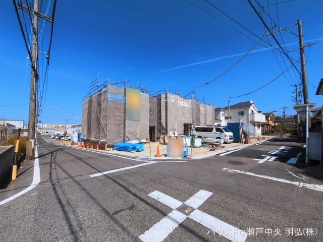 愛知県瀬戸市西寺山町の新築戸建て上棟写真 2026年3月8日撮影