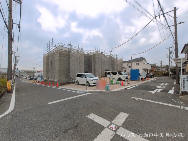 愛知県瀬戸市西寺山町の新築戸建てシート写真 2026年3月24日撮影