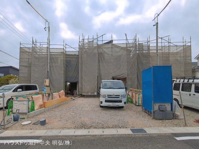 愛知県瀬戸市西寺山町の新築戸建てシート写真 2026年3月24日撮影