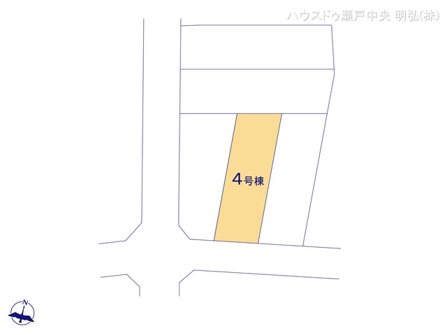 愛知県瀬戸市西寺山町の新築戸建て全体区画図 ※図面と異なる場合は現況を優先