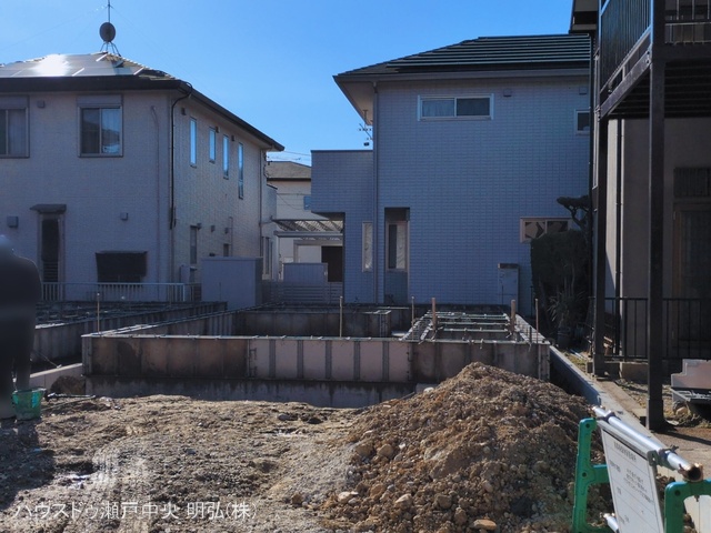 愛知県尾張旭市東大久手町２丁目の新築戸建て基礎写真 2026年3月3日撮影
