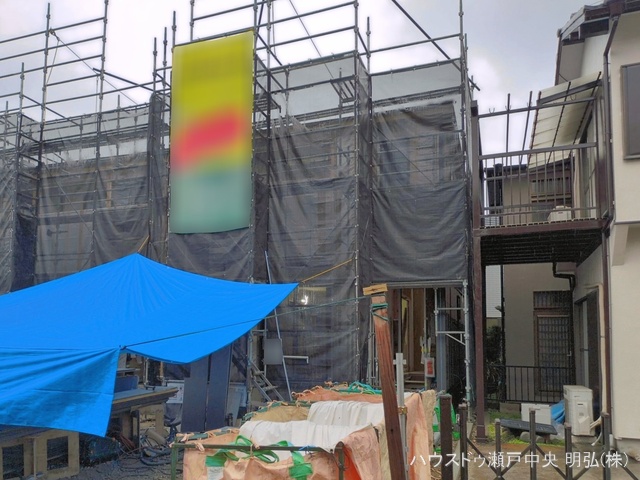 愛知県尾張旭市東大久手町２丁目の新築戸建てシート写真 2026年3月31日撮影