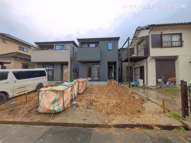 愛知県尾張旭市東大久手町２丁目の新築戸建て外構写真 2026年4月22日撮影