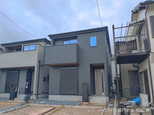 愛知県尾張旭市東大久手町２丁目の新築戸建て外構写真 2026年5月20日撮影