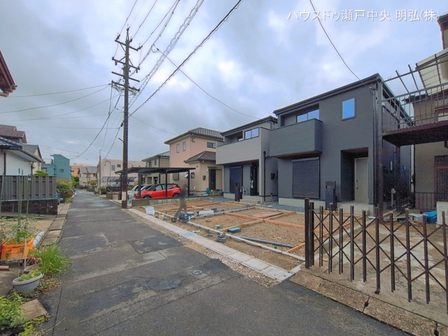 愛知県尾張旭市東大久手町２丁目の新築戸建て外構写真 2026年5月20日撮影