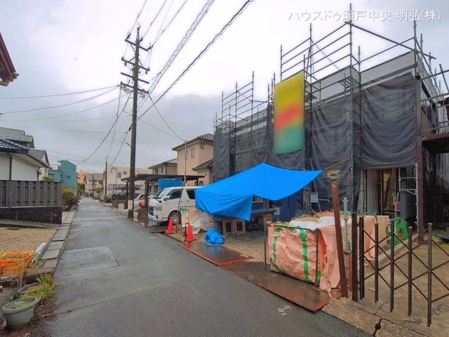 愛知県尾張旭市東大久手町２丁目の新築戸建てシート写真 2026年3月31日撮影