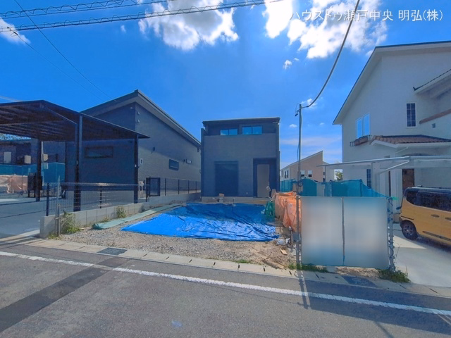 愛知県瀬戸市塩草が丘４丁目の新築戸建て外構写真 2026年5月6日撮影