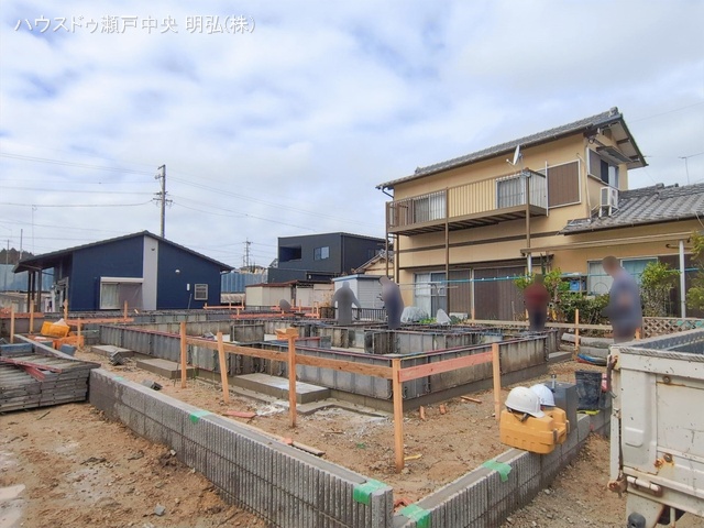 愛知県瀬戸市窯町の新築戸建て基礎写真 2026年2月25日撮影